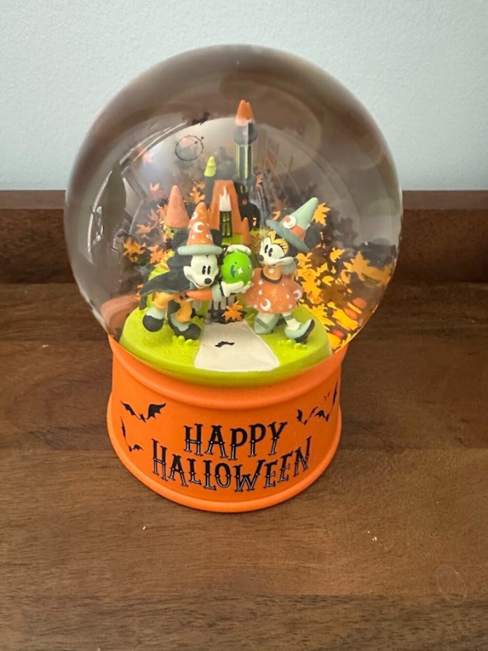 Mickey Mouse Minnie Mouse Halloween Mini Snow Globe Disney Disney Parks